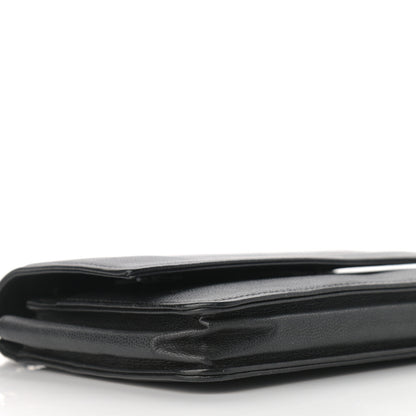 Chanel Caviar Sevruga Wallet On Chain WOC Black 10 of 13