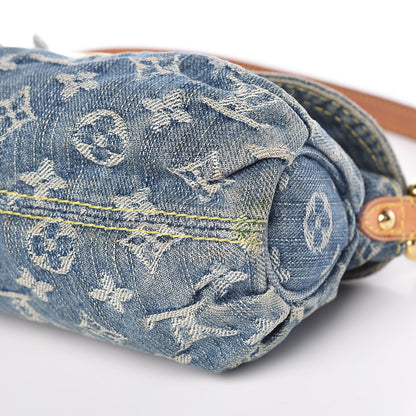 Louis Vuitton Monogram Denim Mini Pleaty Blue 13 of 13