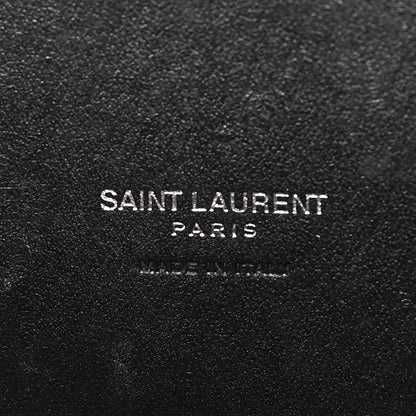 Saint Laurent Calfskin Crocodile Embossed Baby Sac De Jour Black 7 of 13