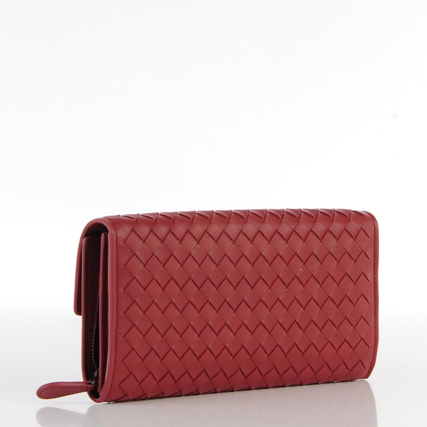 Nappa Intrecciato Continental Flap Wallet