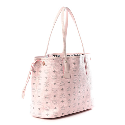 MCM Visetos Medium Liz Reversible Shopper Tote Soft Pink 2 of 10