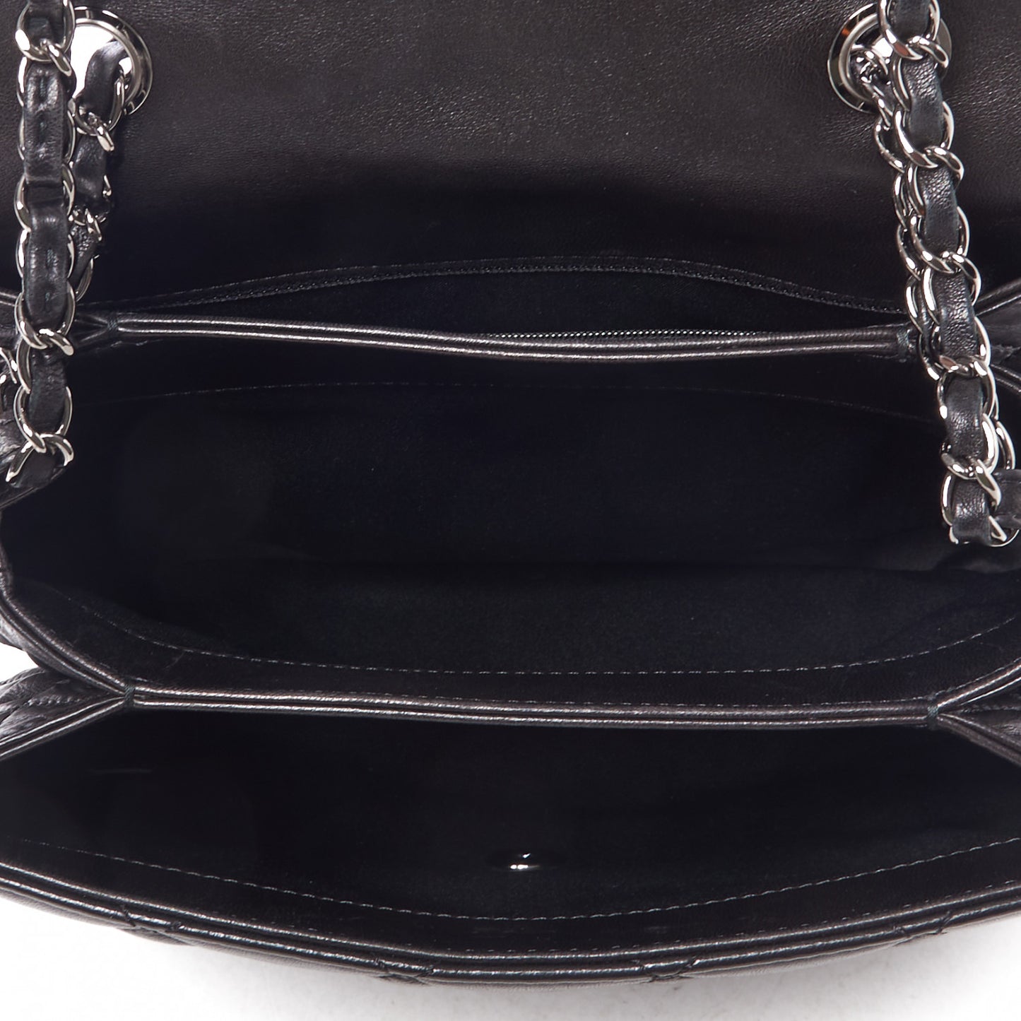 Lambskin Quilted Chanel 3 Large Flap Black