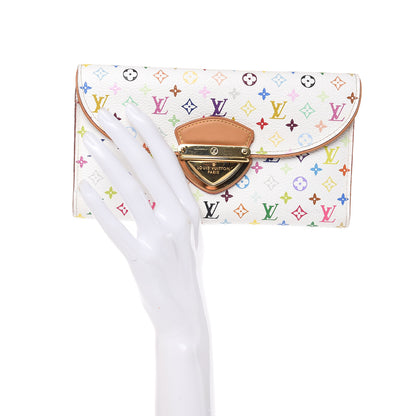 Louis Vuitton Monogram Multicolor Eugenie Wallet White Anie 2 of 11