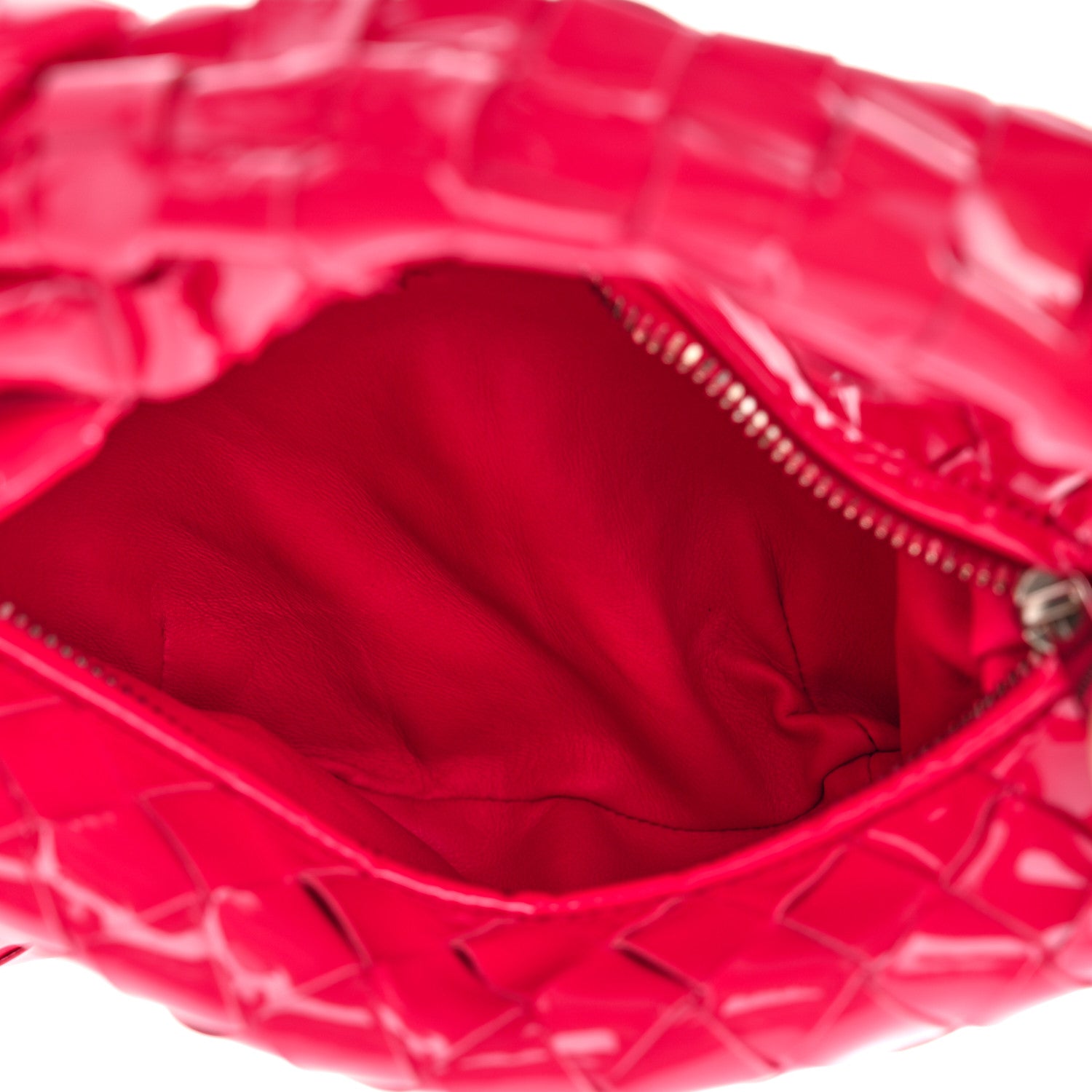 Bottega Veneta Patent Nappa Intrecciato Mini Jodie Candy Stripe 5 of 11