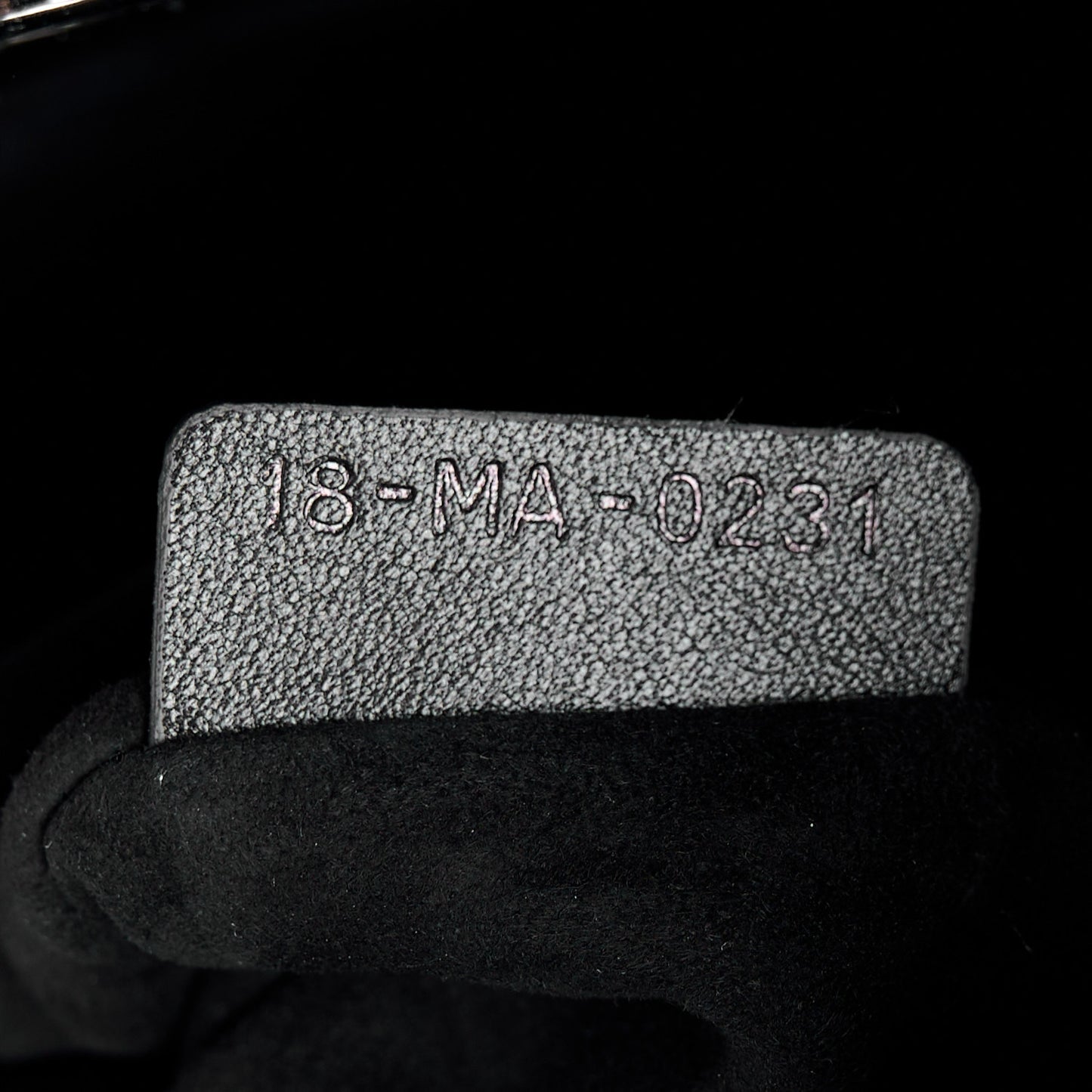 Lambskin Cannage Large Lady Dior Black