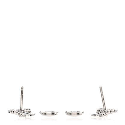 Tiffany Platinum Diamond Paper Flowers Cluster Earrings 3 of 4