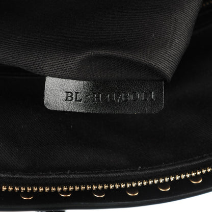 Valentino Garavani Vitello Rockstud Dome Shopper Black 7 of 8