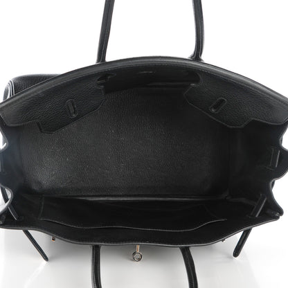 Hermes Taurillon Clemence Birkin 35 Black 5 of 24