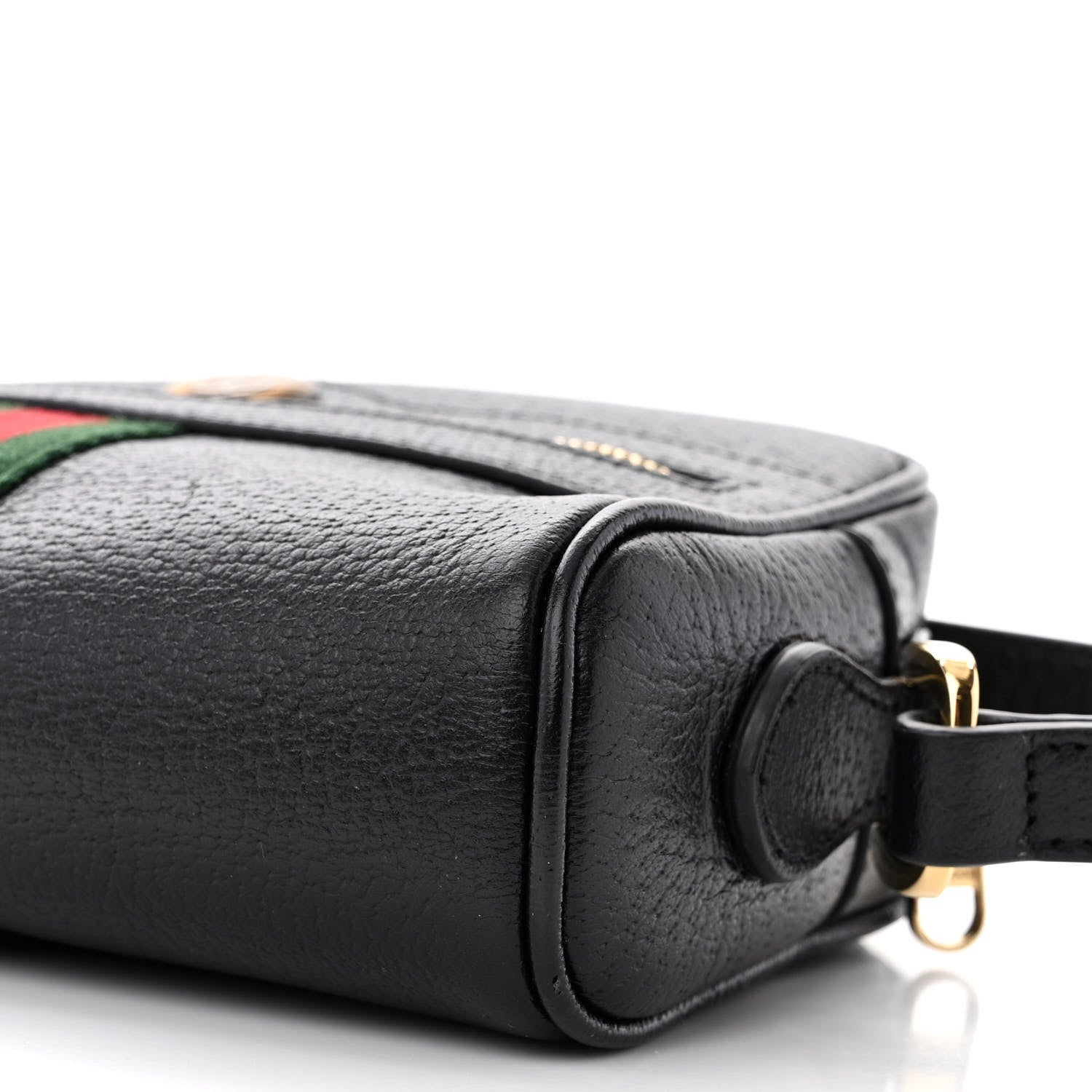 Gucci Calfskin Web Mini Ophidia Shoulder Bag Black 10 of 10