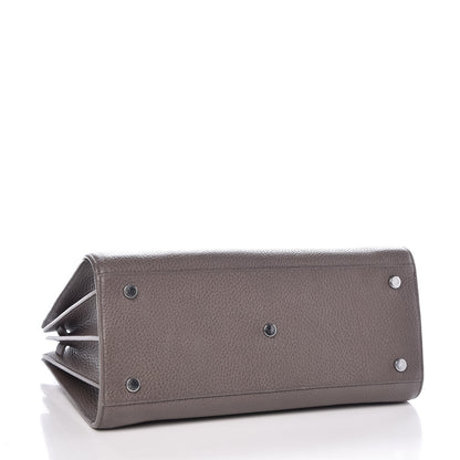 Saint Laurent Grained Calfskin Small Sac De Jour Fog 5 of 26