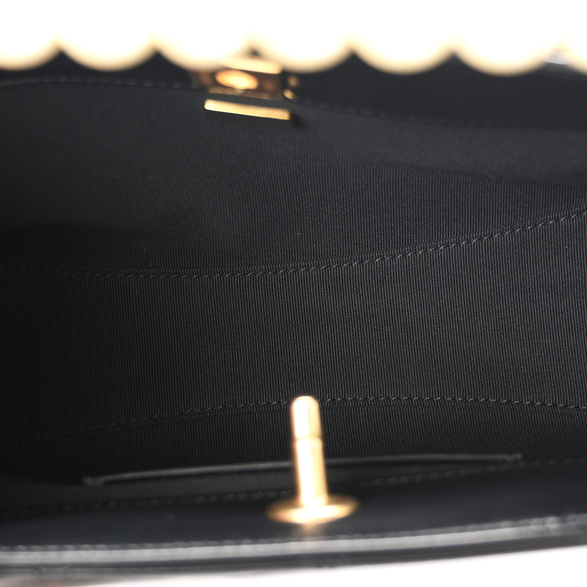Chanel Shiny Lambskin Pearl Small Shopping Bag Black 5 of 11
