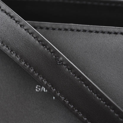 Saint Laurent Calfskin Python Small Sac De Jour Coal Grey Brown 9 of 9