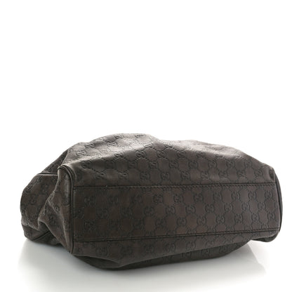 Gucci Guccissima Medium Sukey Tote Chocolate 4 of 11