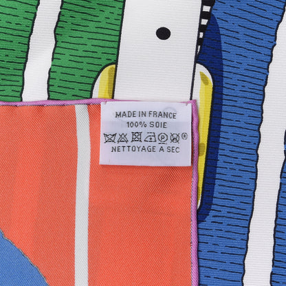 Hermes Silk Mors A Jouets Chemise Scarf 90 5 of 5