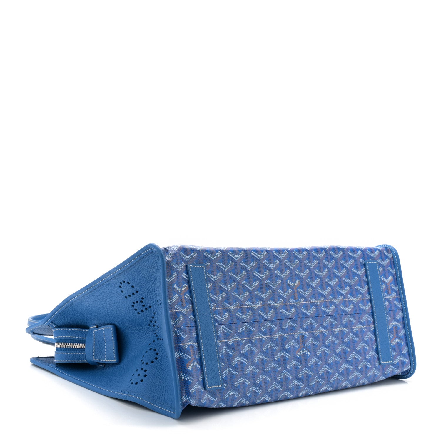 Goyard Goyardine Sac Hardy Pet Carrier PM Sky Blue 5 of 12