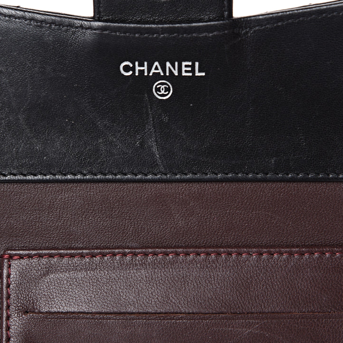 Lambskin Quilted Compact Flap Wallet Black