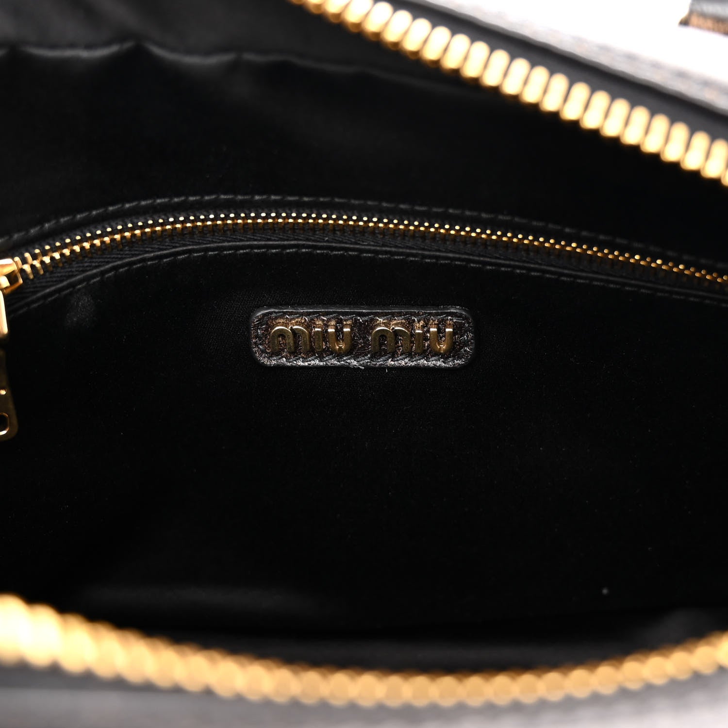Miu Miu Nappa Matelasse Arcadie Top Handle Bag Sand Coffee 7 of 11