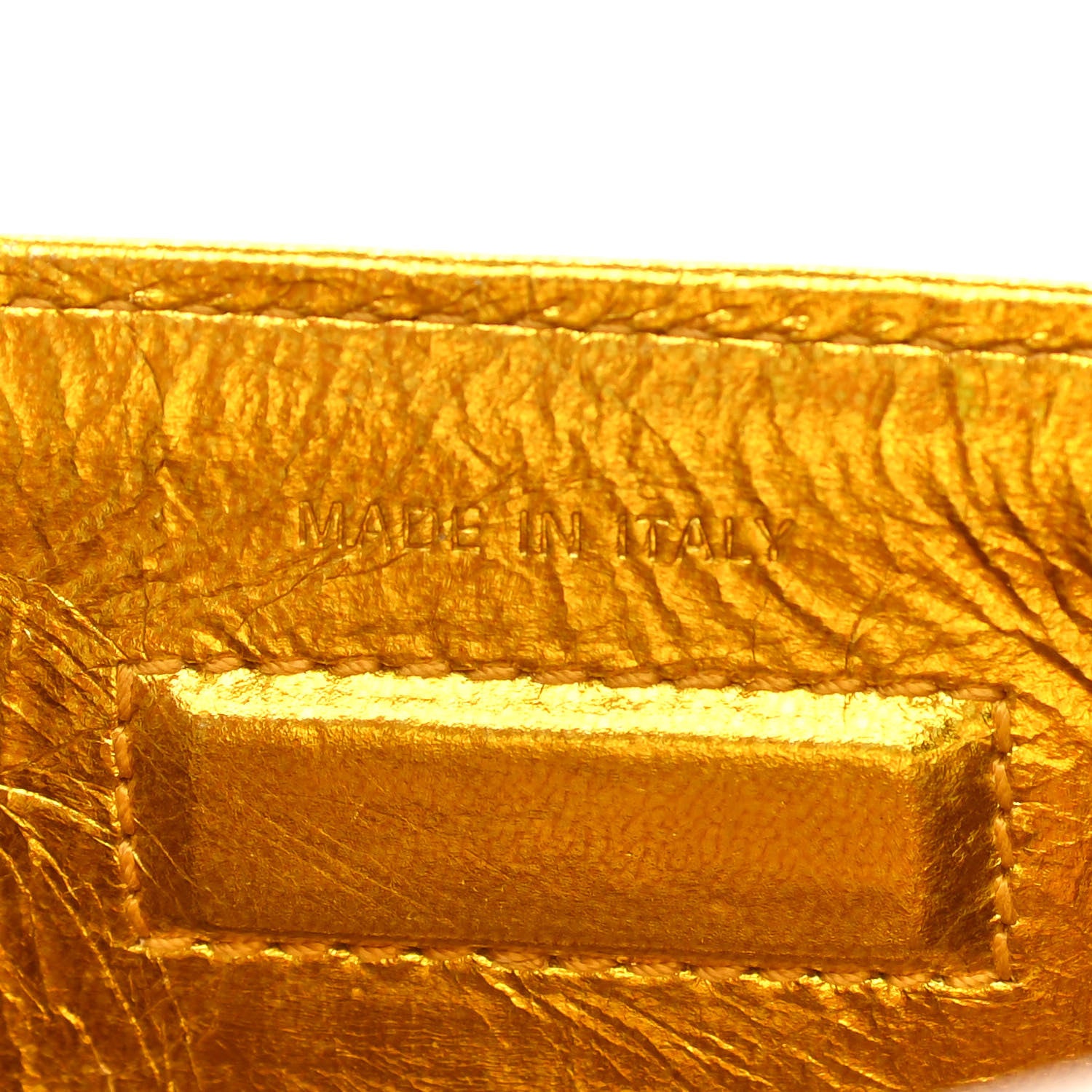 Christian Dior Metallic Calfskin Mini Diorever Flap Gold 7 of 15