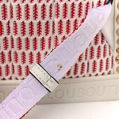 Christian Louboutin Calfskin Spiked Small Explorafunk Backpack White 12 of 12