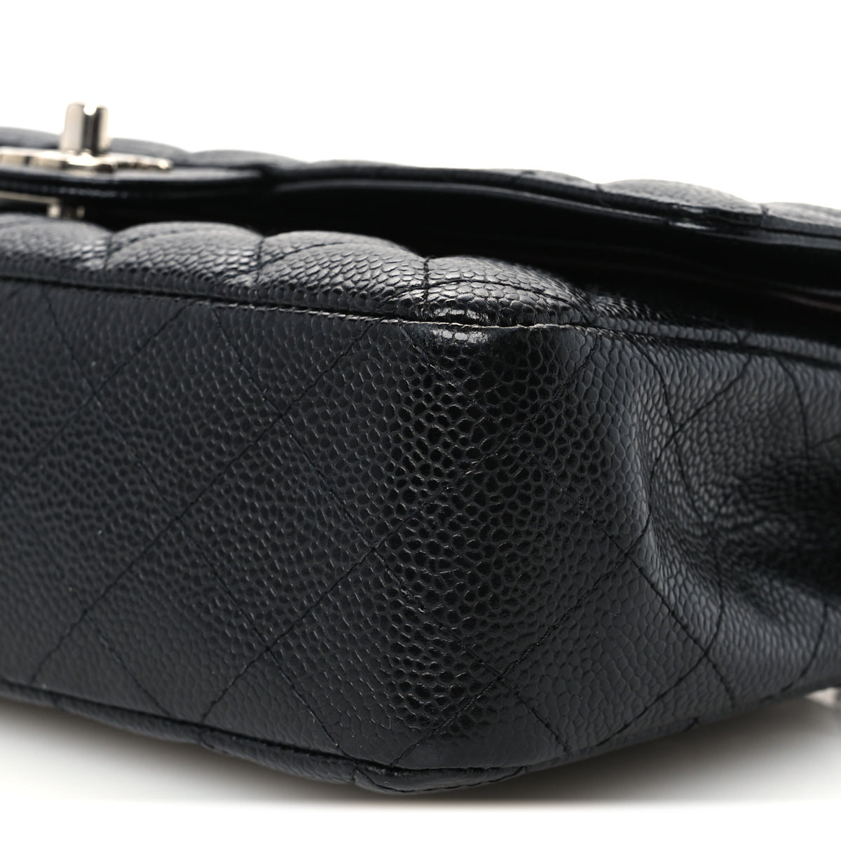 Chanel Caviar Quilted Medium Double Flap Black 11 of 12