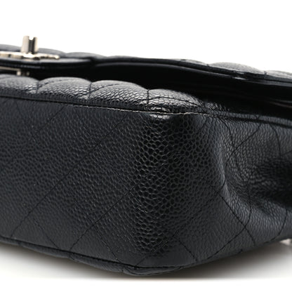 Chanel Caviar Quilted Medium Double Flap Black 11 of 12