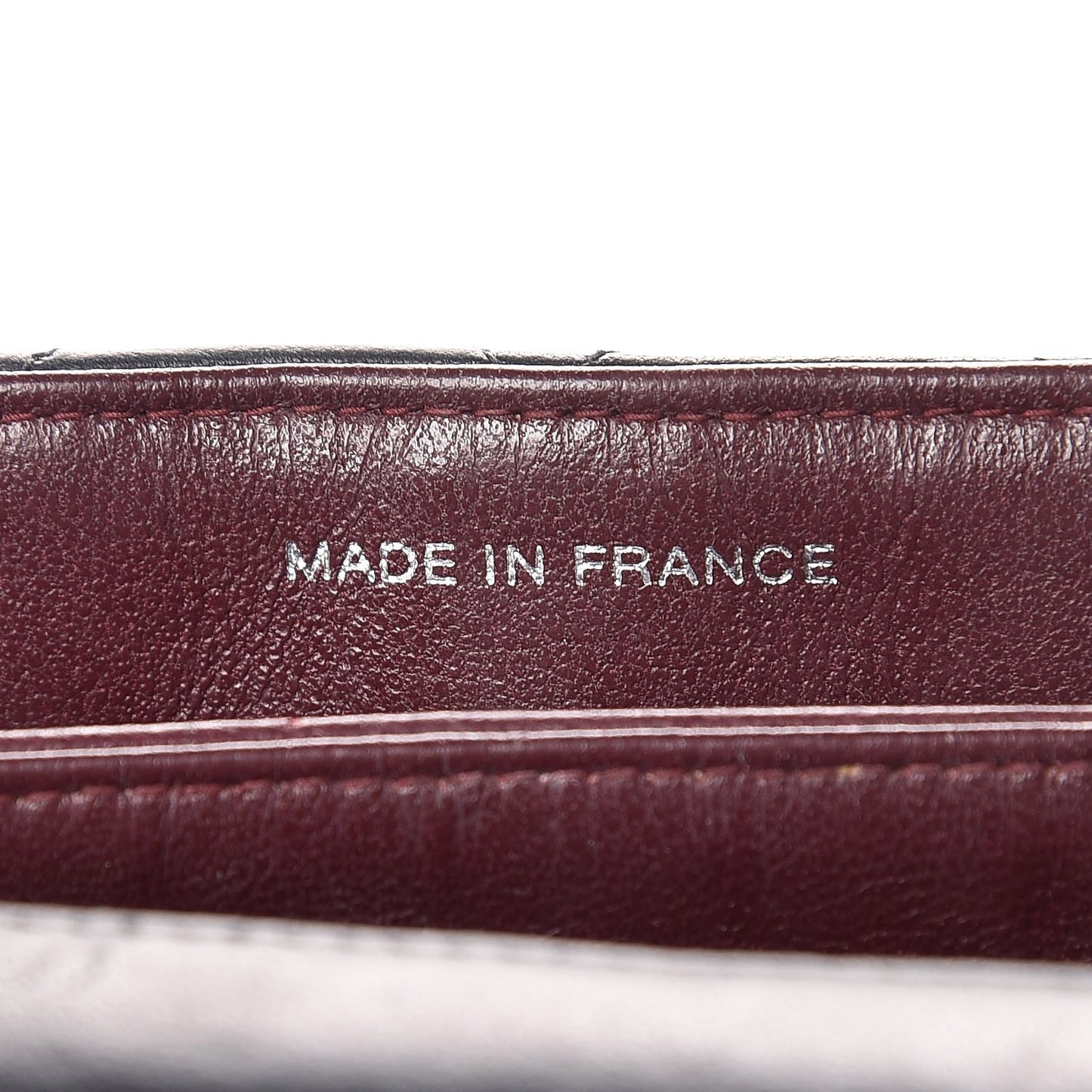 Lambskin Quilted Envelope Single Flap Black