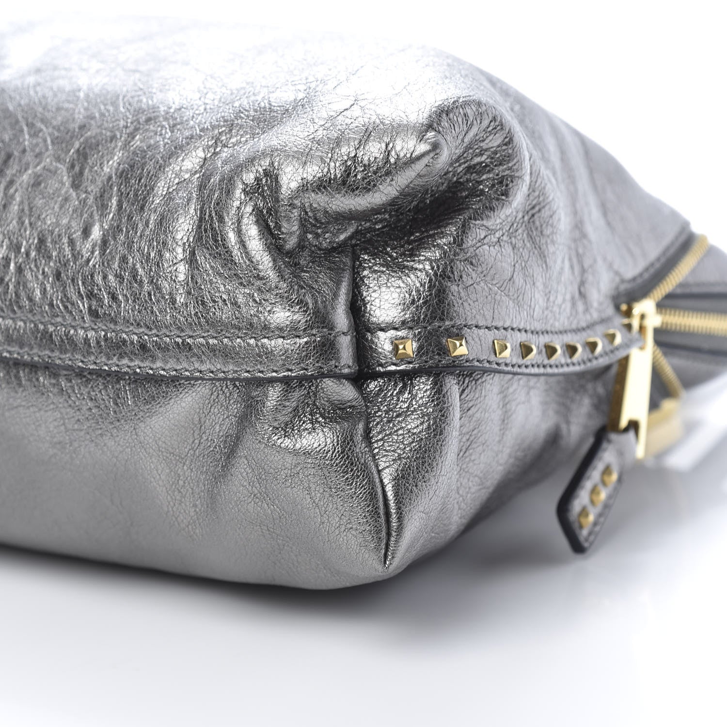 Marc Jacobs Metallic Calfskin Paradise Rio Tote Silver 9 of 9