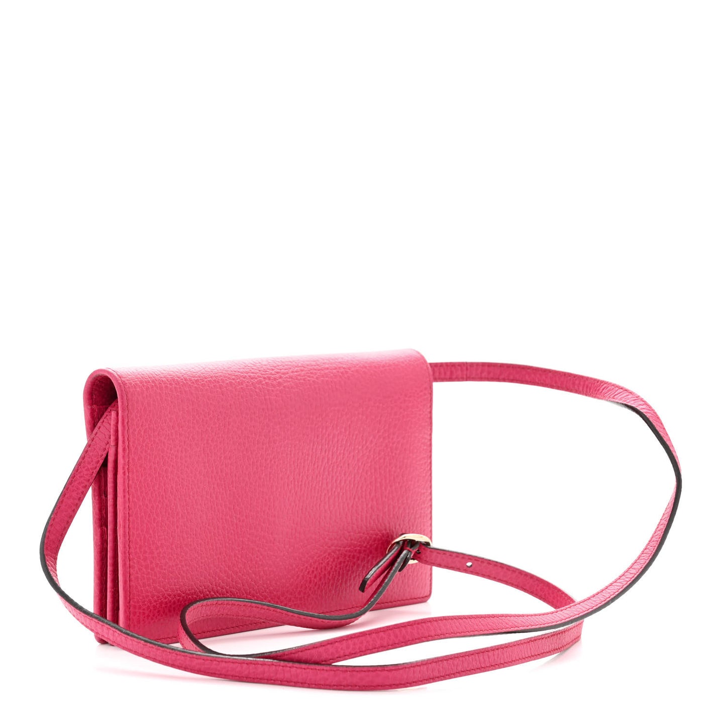 Dollar Calfskin Mini Swing Wallet Bag Blossom