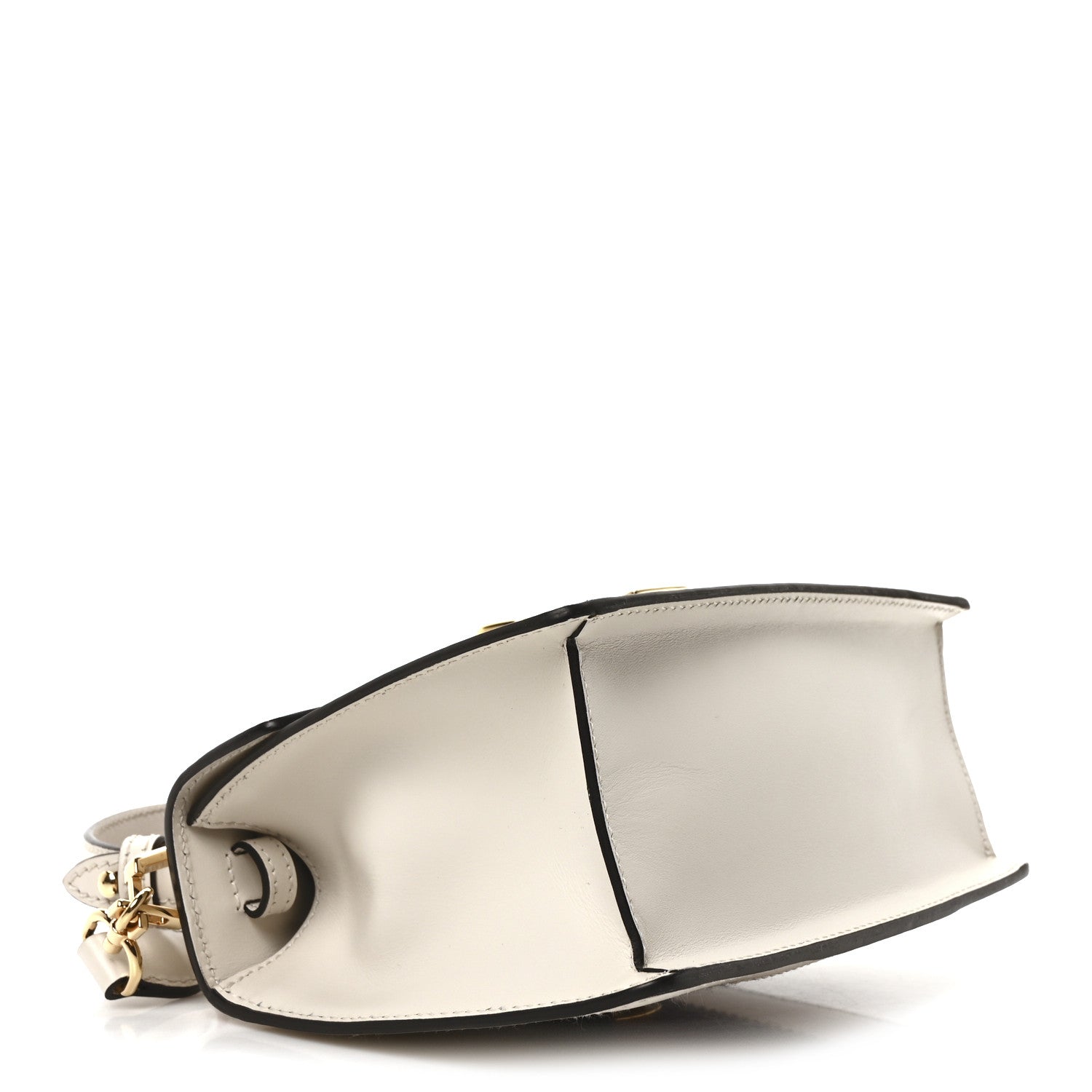 Gucci Calfskin Mini Sylvie Top Handle Bag White 4 of 10