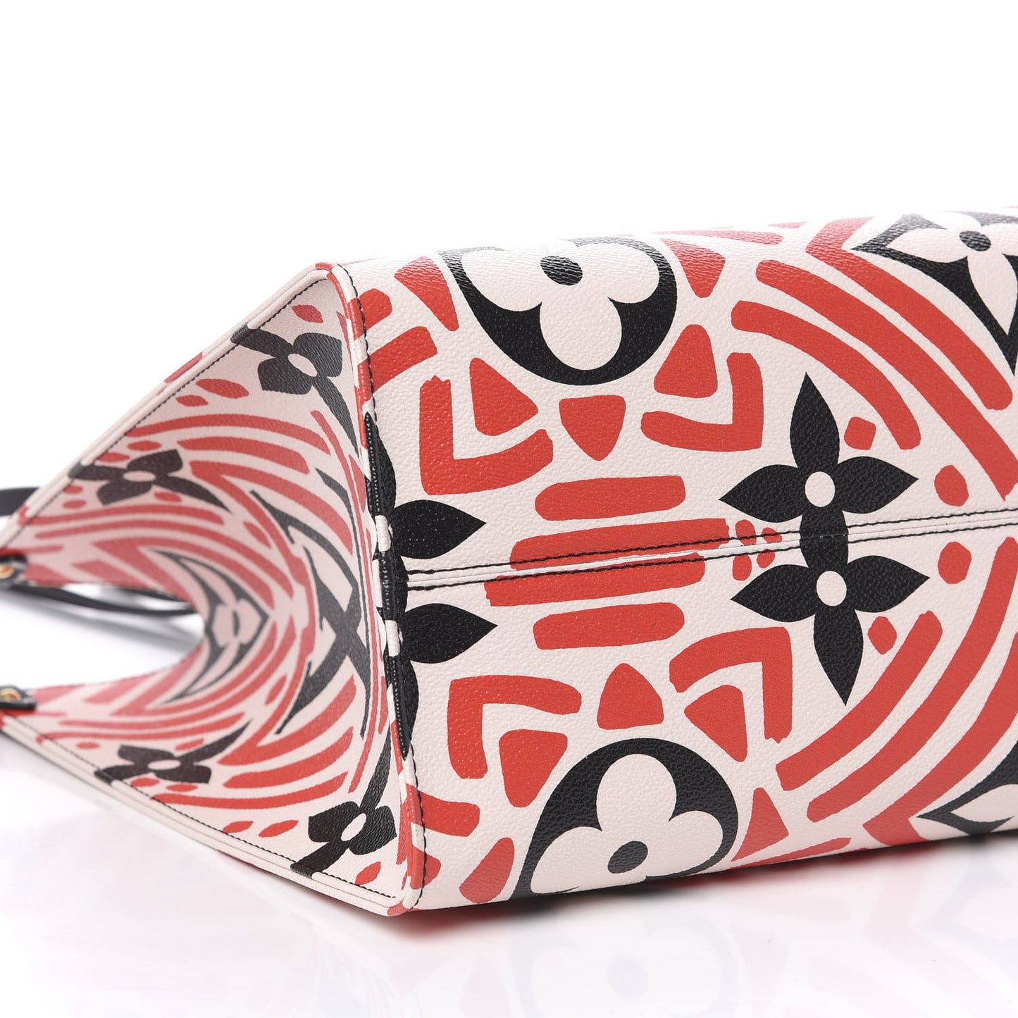 Monogram Giant Crafty Onthego GM Creme Rouge Black
