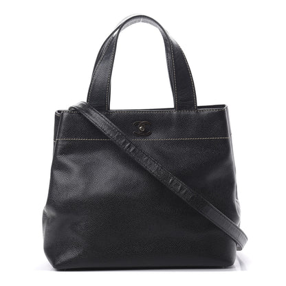 Chanel Caviar CC Tote Black 1 of 13