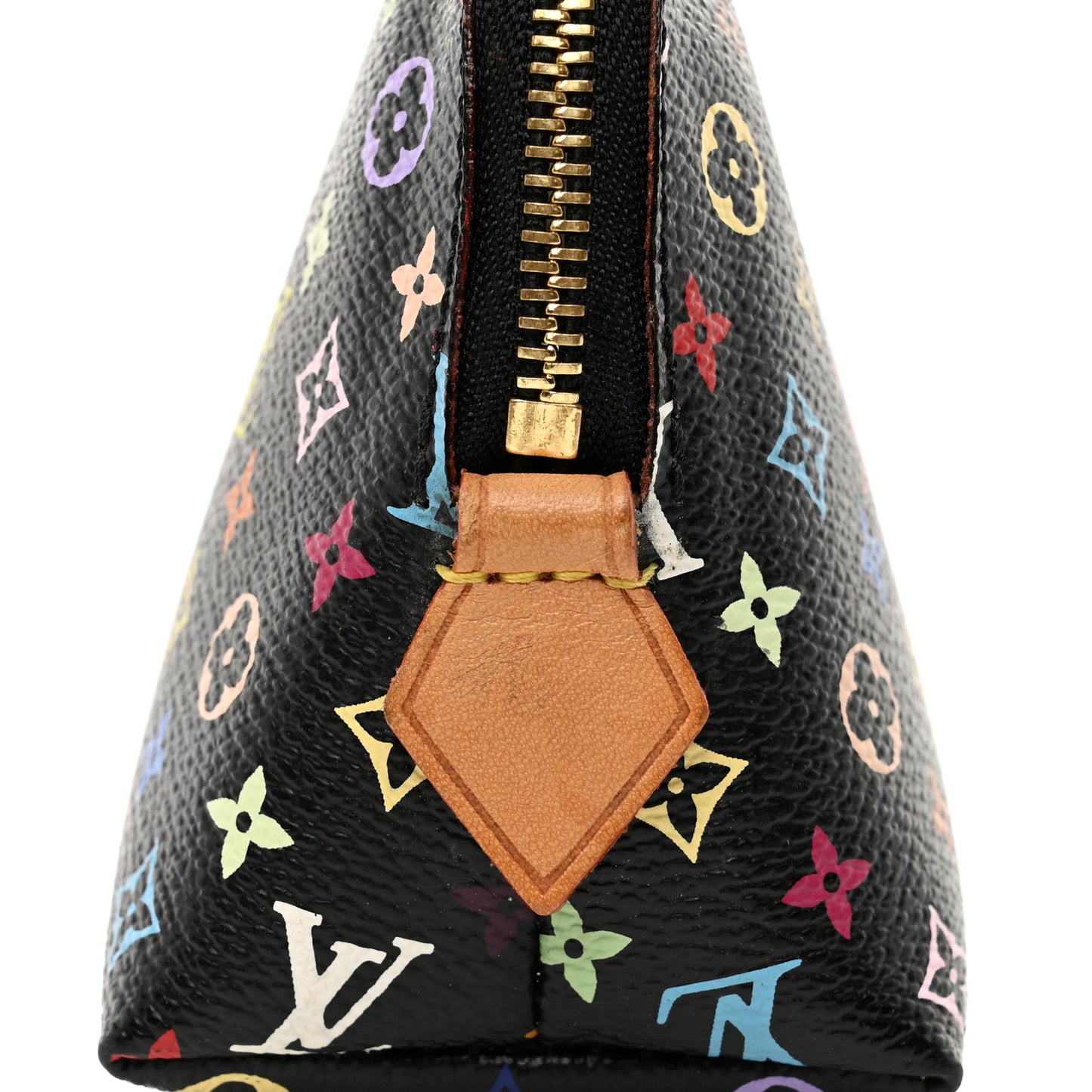 Monogram Multicolor Cosmetic Pouch Black Grenade
