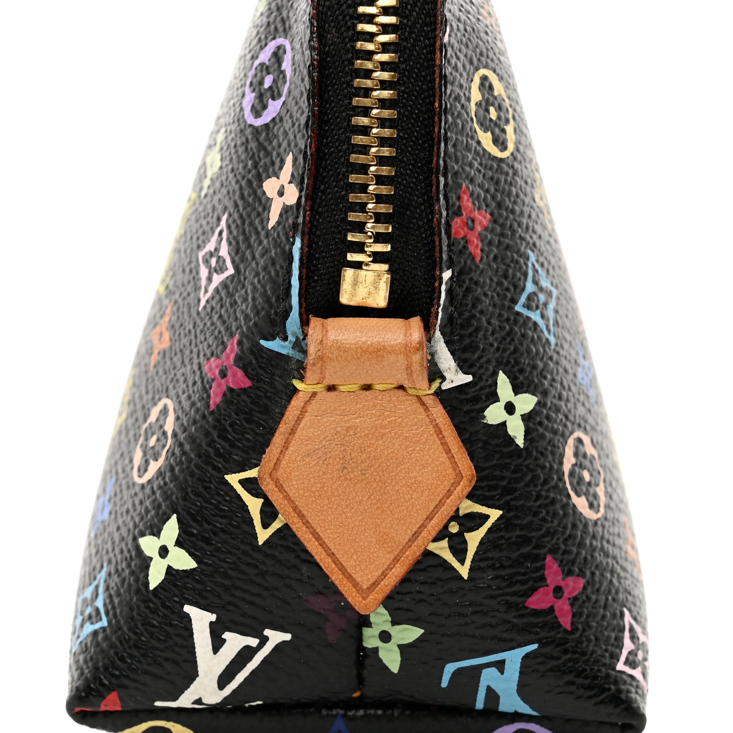 Louis Vuitton Monogram Multicolor Cosmetic Pouch Black Grenade 7 of 7