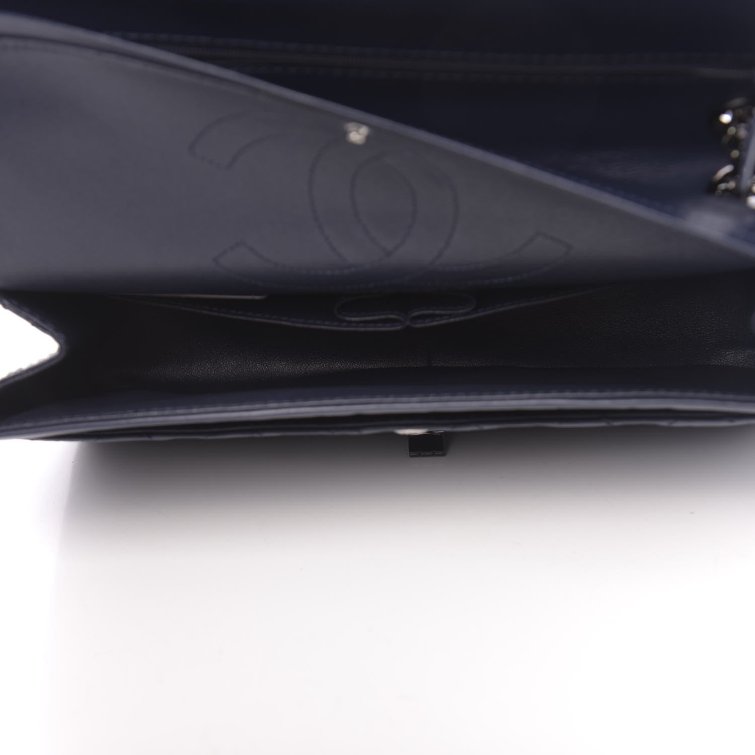Chanel Aged Calfskin Quilted 2.55 Reissue 226 Flap Navy Blue 5 of 11