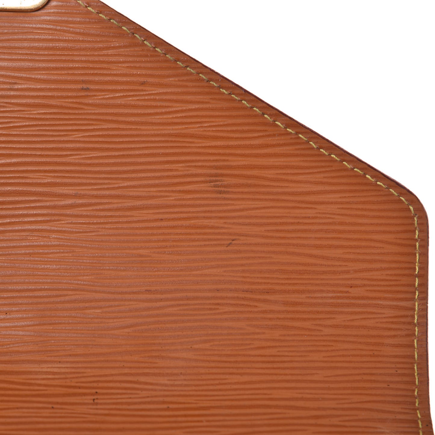 Epi Pochette Sellier Dragonne Clutch Gold