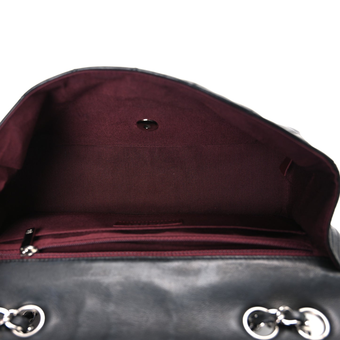 Lambskin Quilted Medium Coco Rider Flap Black