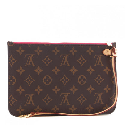 Louis Vuitton Monogram Neverfull MM GM Pochette Pivoine 2 of 8