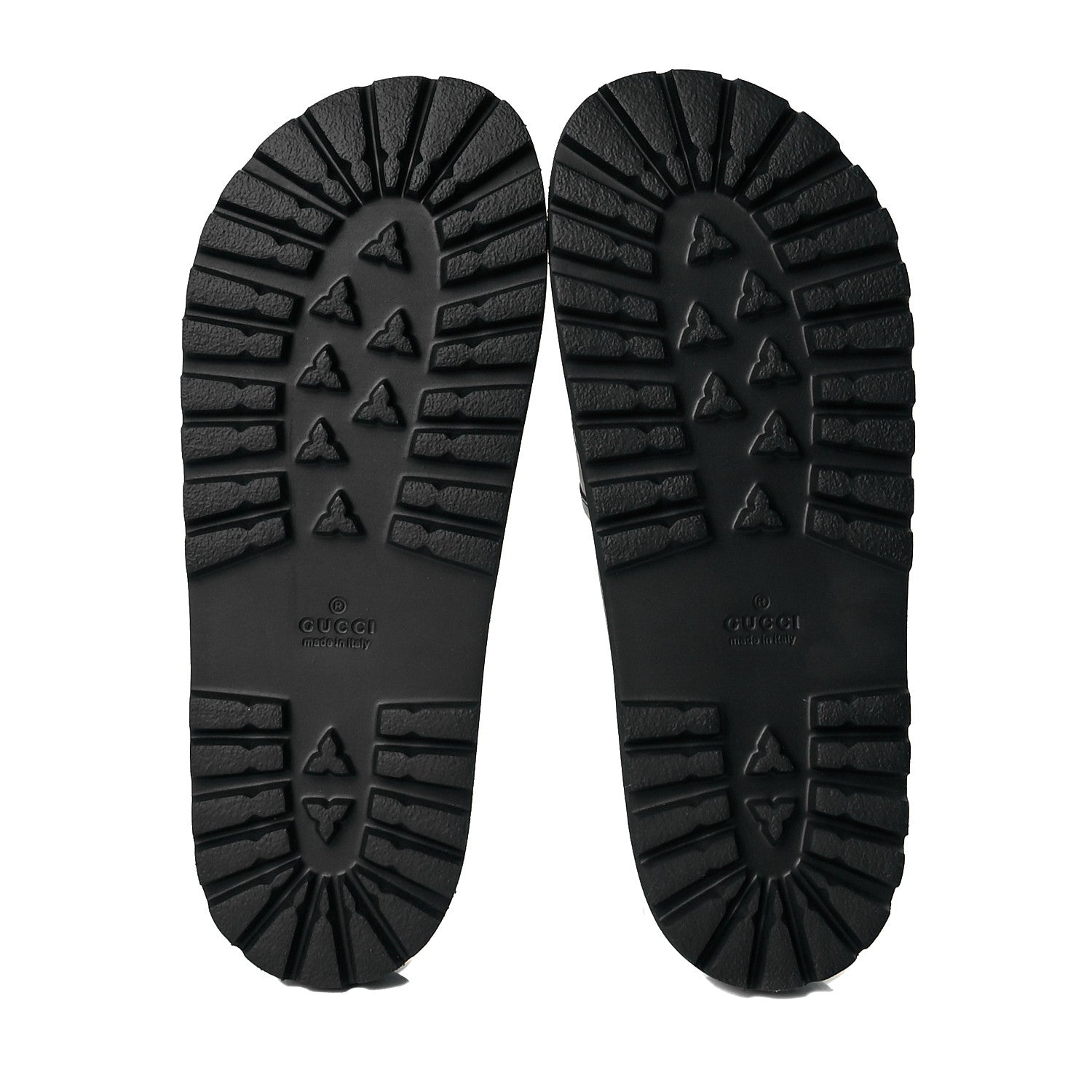 Gucci Guccissima Mens Lug Sole Slide Sandals 8 Black 6 of 8
