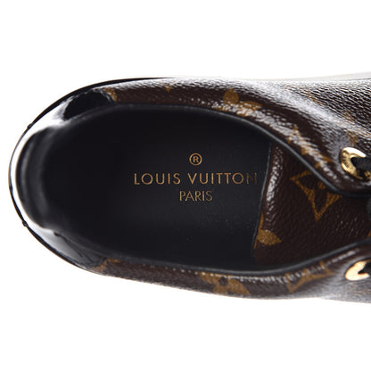 Louis Vuitton Patent Monogram Frontrow Sneakers 36 8 of 10