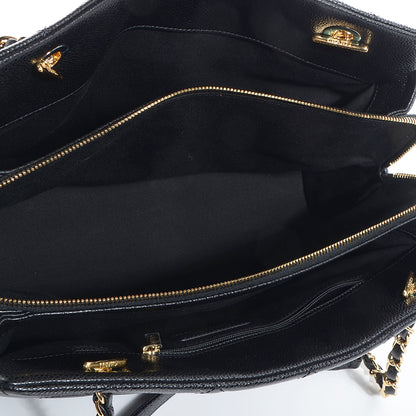 Chanel Caviar Timeless CC Shopping Tote Black 5 of 8