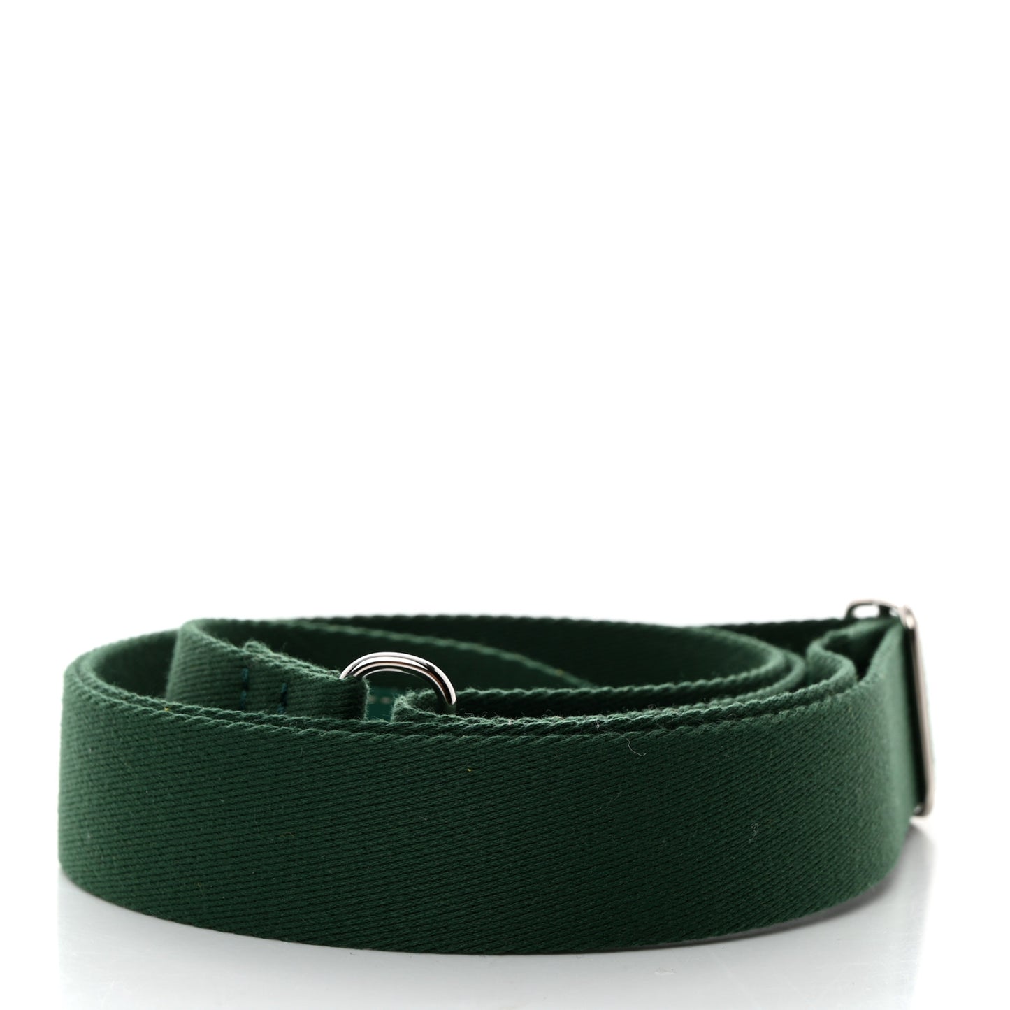 Canvas Calfskin Adjustable Shoulder Strap Green