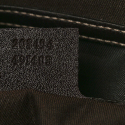 Gucci Monogram Medium Joy Shoulder Bag Dark Brown 7 of 9