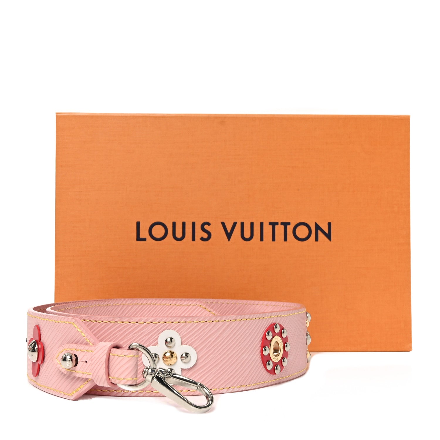 Louis Vuitton Epi Mechanical Flowers Bandouliere Shoulder Strap  Rose Ballerine 4 of 4