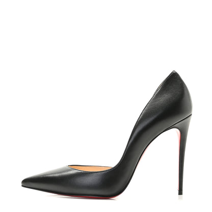 Christian Louboutin Shiny Nappa Iriza 100 Pumps 38.5 Black 1 of 11
