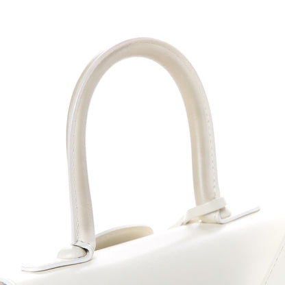 Delvaux Calfskin Mini Brillant Satchel Ivory 12 of 16
