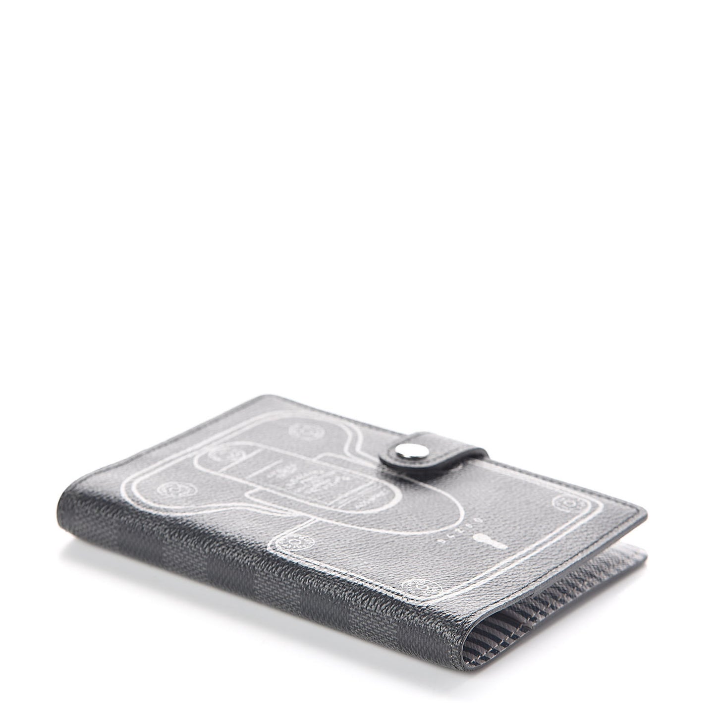 Damier Graphite Trunks and Locks Small Ring Agenda Cover