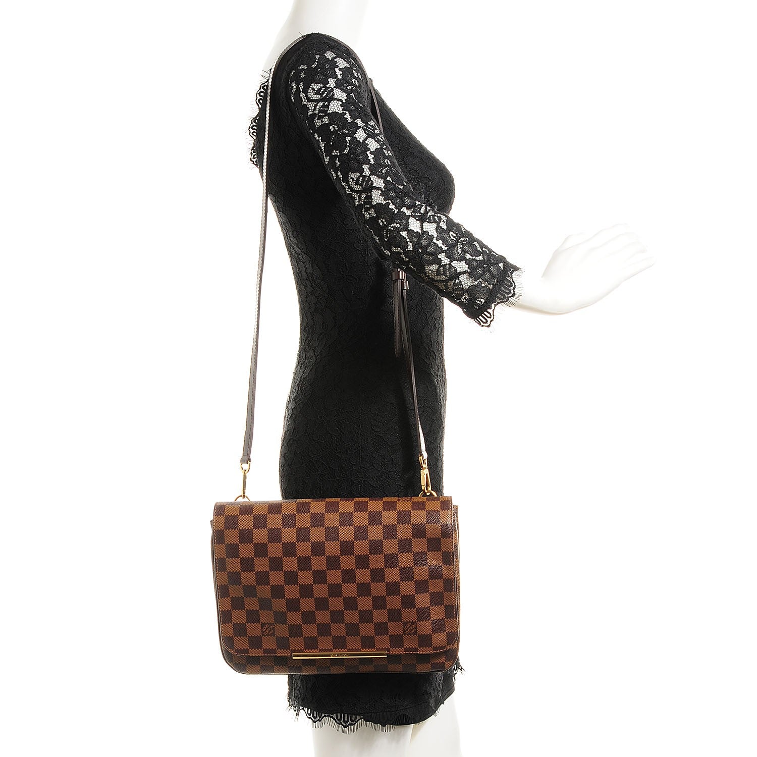 Louis Vuitton Damier Ebene Hoxton GM 2 of 8