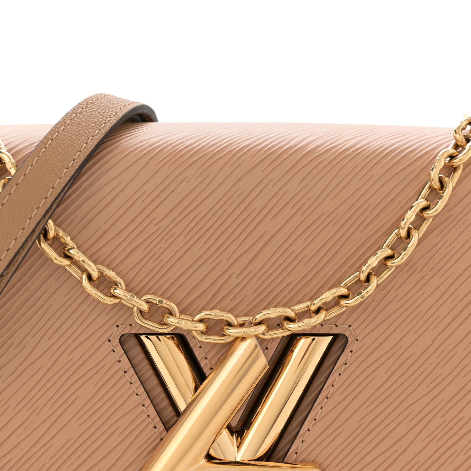 Louis Vuitton Epi Twist Shoulder Bag MM Camel 8 of 10