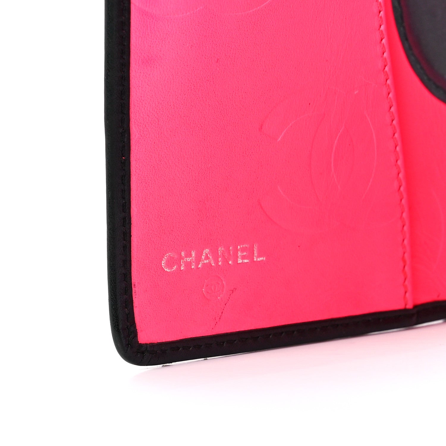 Chanel Calfskin Quilted Small Cambon Agenda Planner Black 6 of 14