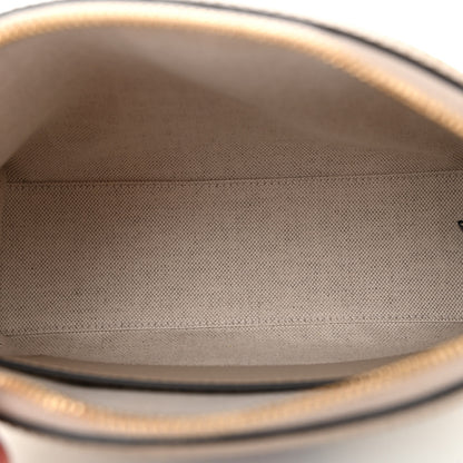 Gucci GG Supreme Monogram Textured Dollar Calfskin Web Small Ophidia Dome Shoulder Beige Mystic White Oatmeal 5 of 11